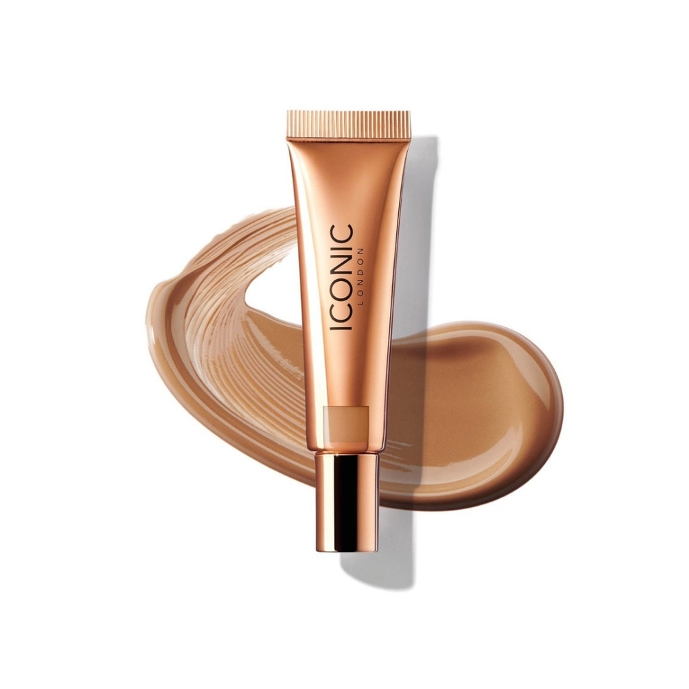 $6.99 SHIPPING! ICONIC LONDON SHEER BRONZE LIQUID BUILDABLE BRONZER SUN KISS NIB